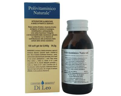 Polivitaminico Naturale® - 100 soft gel Laboratorio Erboristico Di Leo