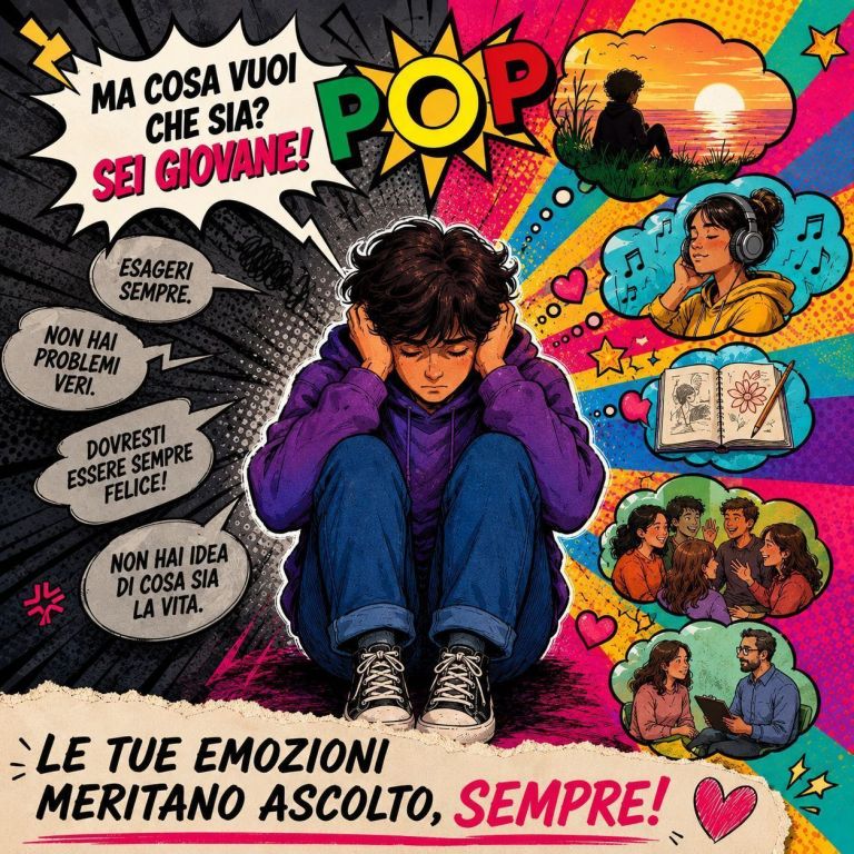"Sei troppo giovane per stare male." Ma che cosa stai dicendo?
